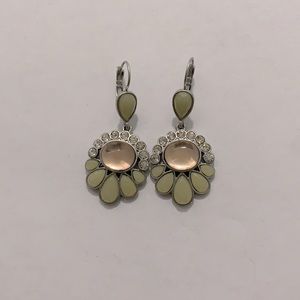 Lia Sophia Silver teardrop earrings